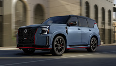 2026 Nissan Armada NISMO in bold blue finish